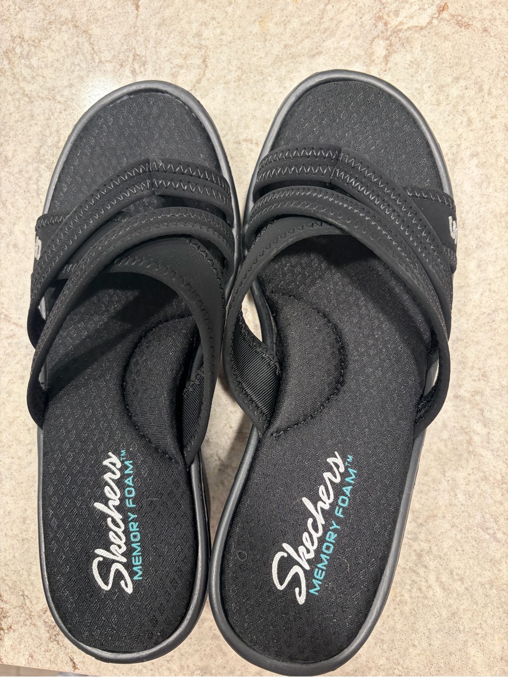 Skechers Rumblers Young At Heart Wedge Sandal NEW